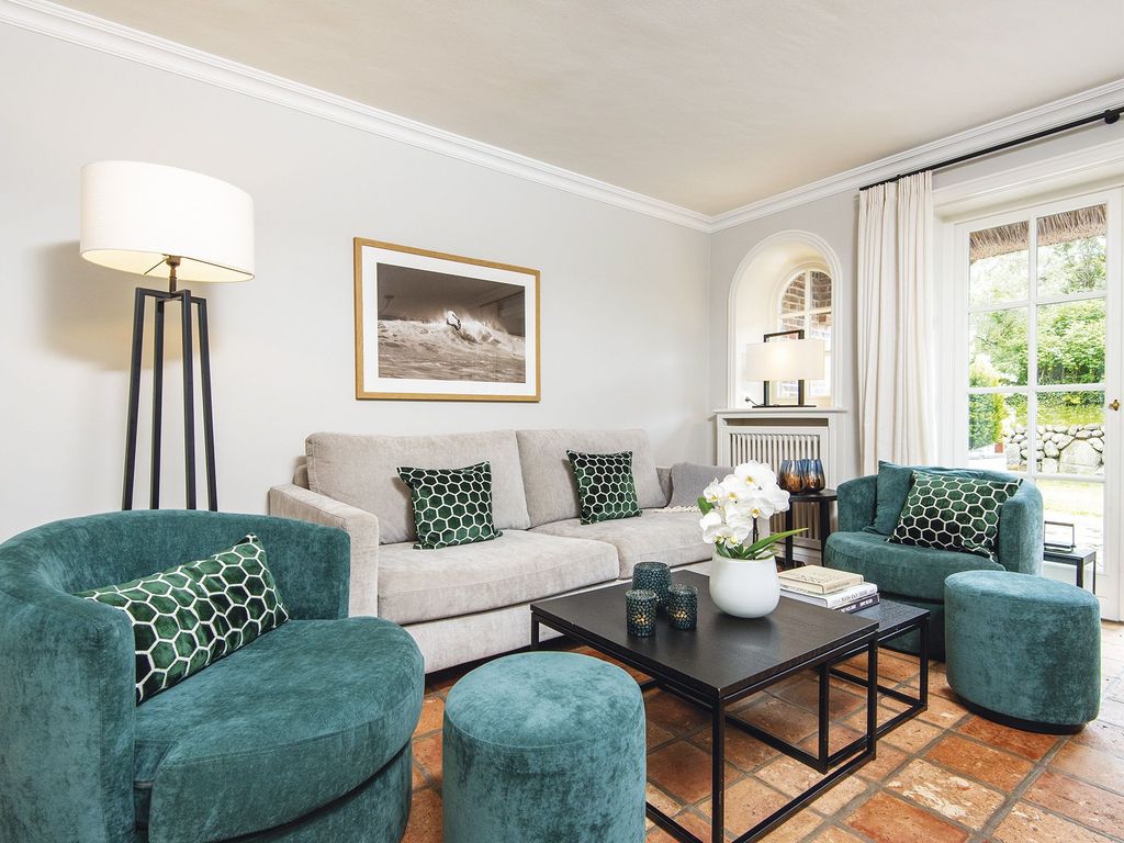 Elegante Sofaecke im Wohnbereich