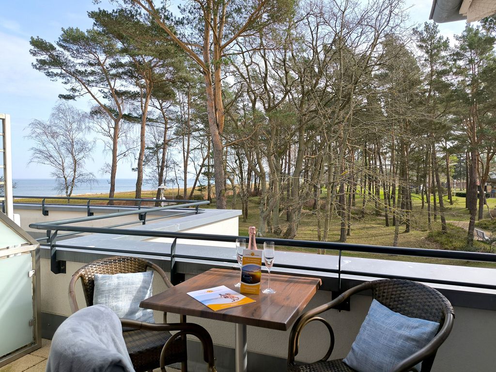 Meerblick vom Balkon