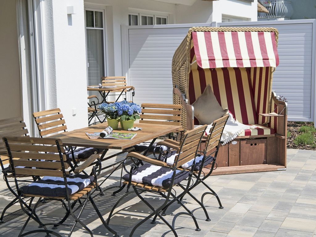Sitzgelegenheit auf der Terrasse
