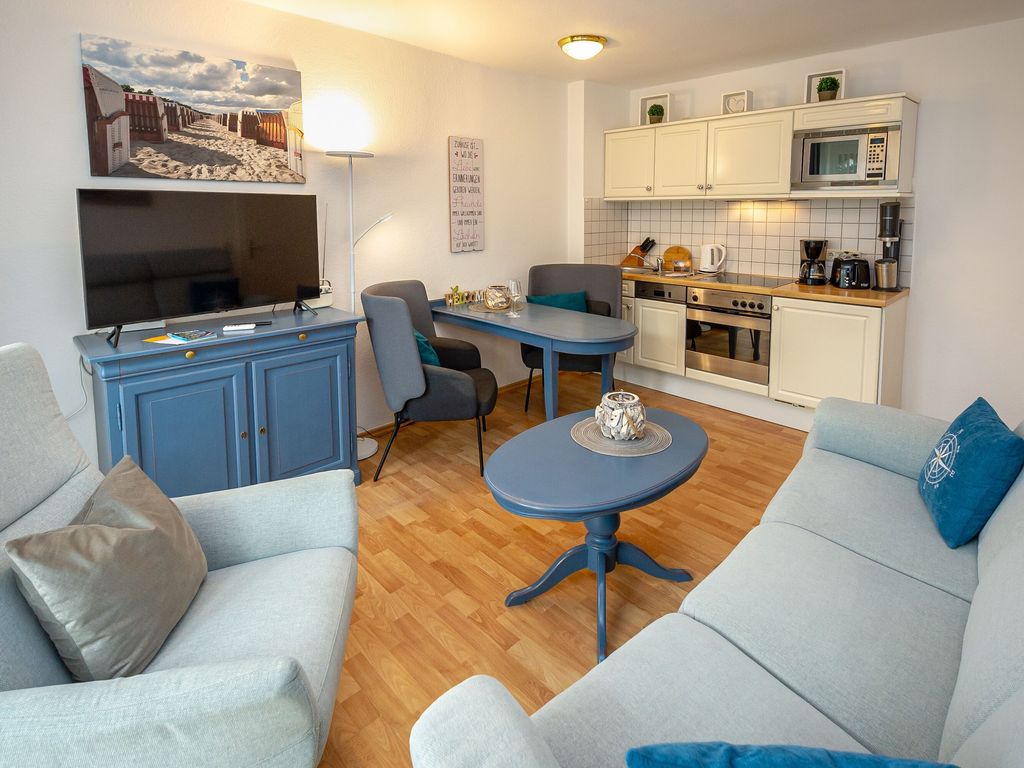 Wohnzimmer mit Küchenzeile
