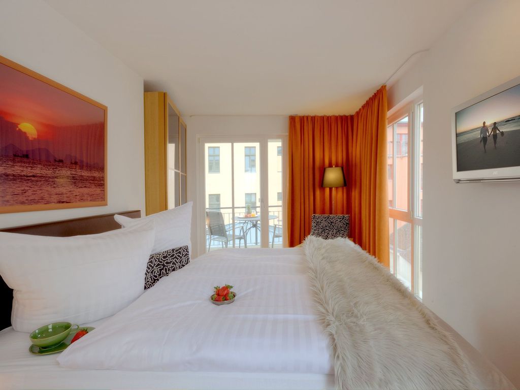 Schlafzimmer mit Balkon
