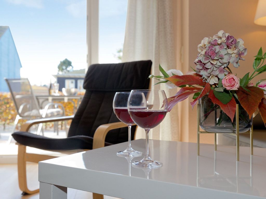 Wohnzimmer mit Terrasse
