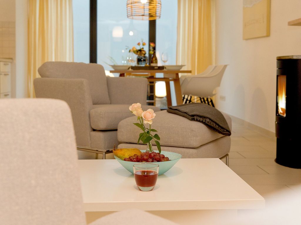 Wohnzimmer mit Kamin