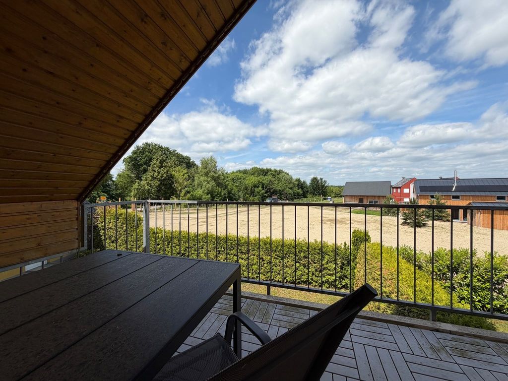 Blick vom Balkon