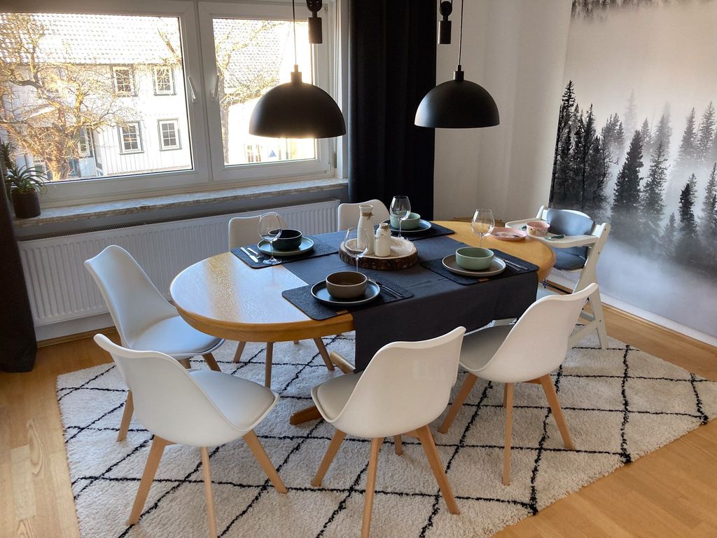 Esszimmer für sechs Personen Fewo Gipfelglück