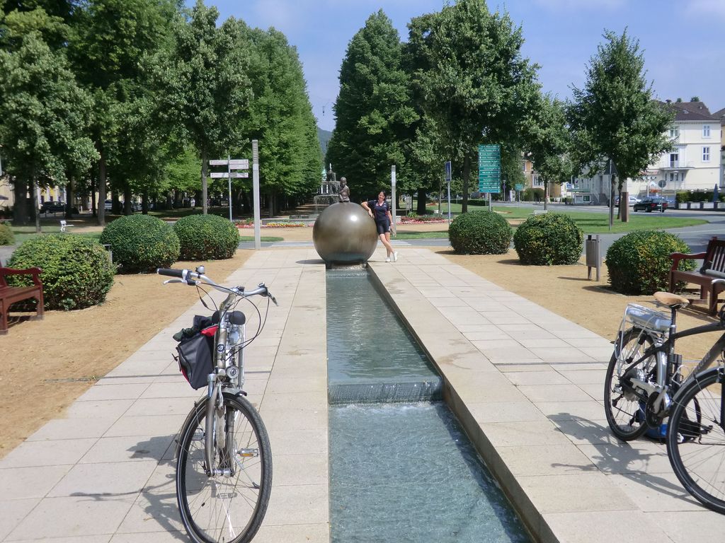 Wassergeläuf zur Promenade Bad Pyrmont