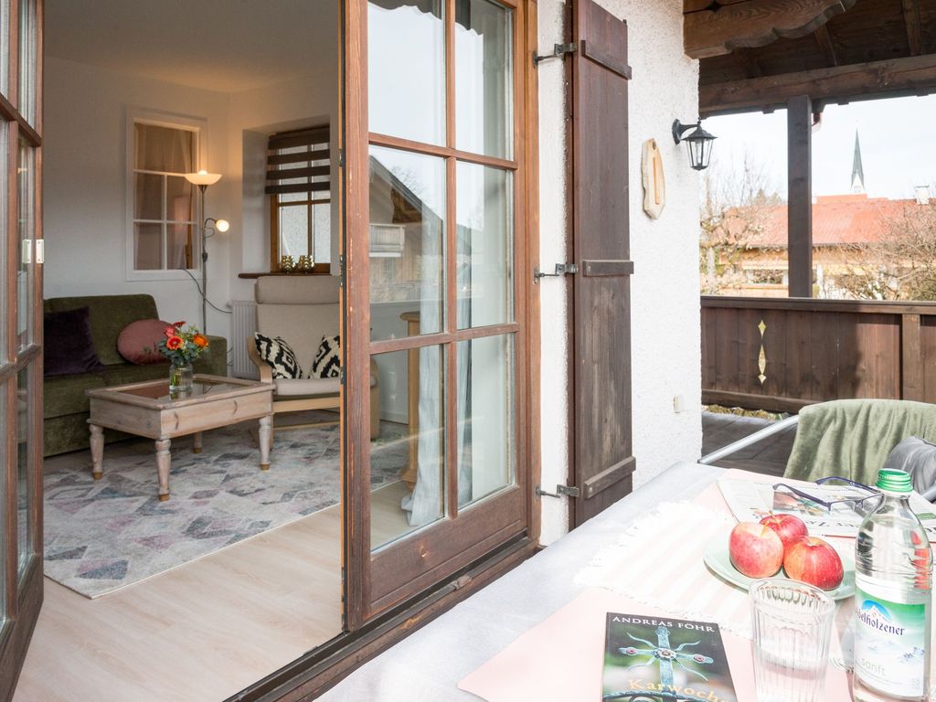 Ferienwohnung Rotkehlchen, Bad Wiessee, Balkon