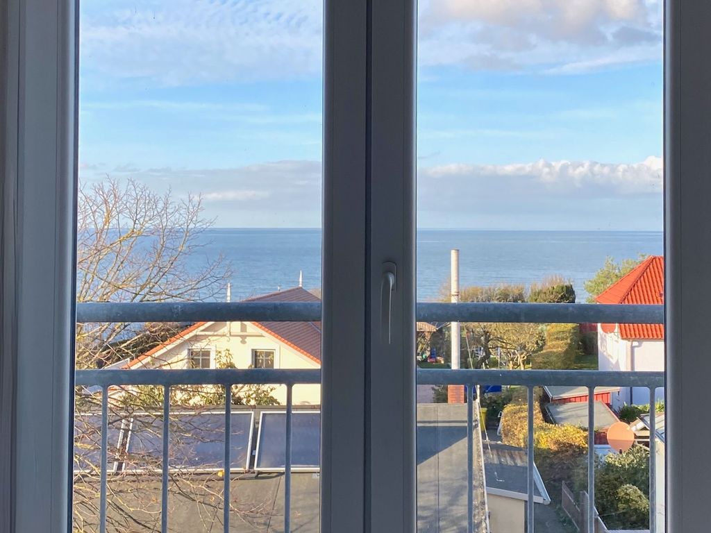 Schlaf- und Kinderzimmer haben Blick auf die Ostsee