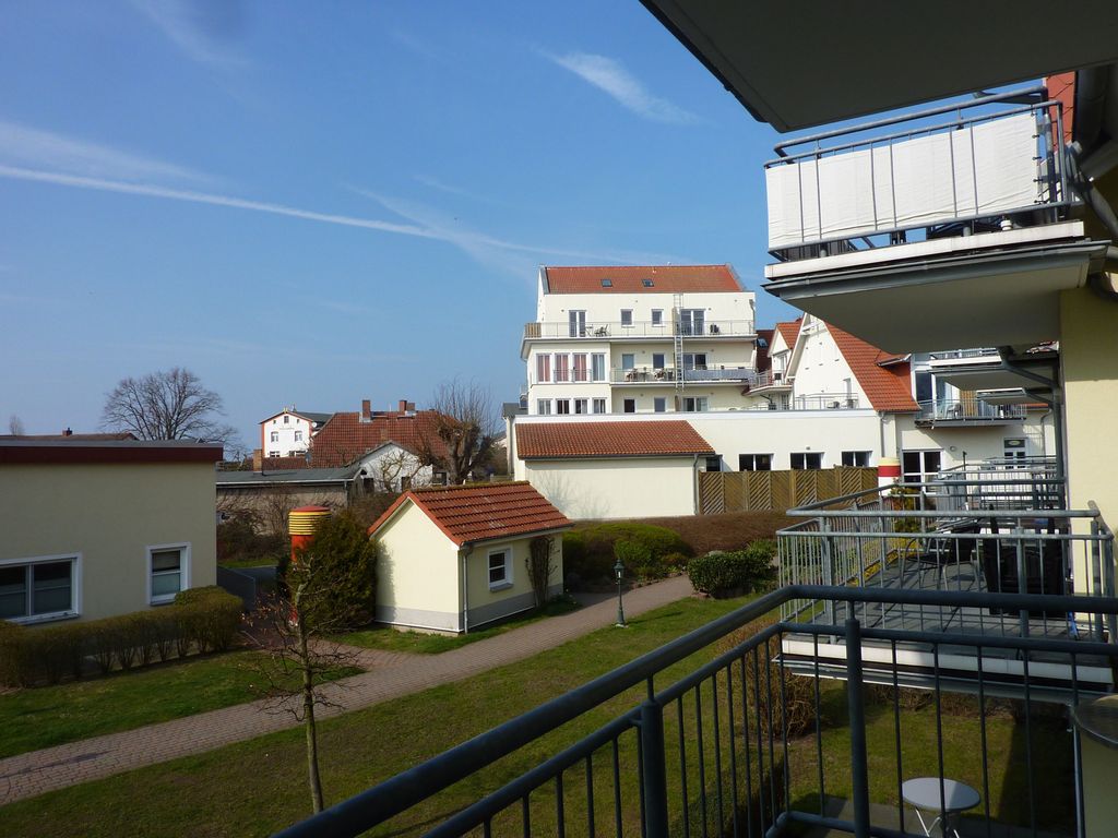 Balkon Blick zum Kurhaus