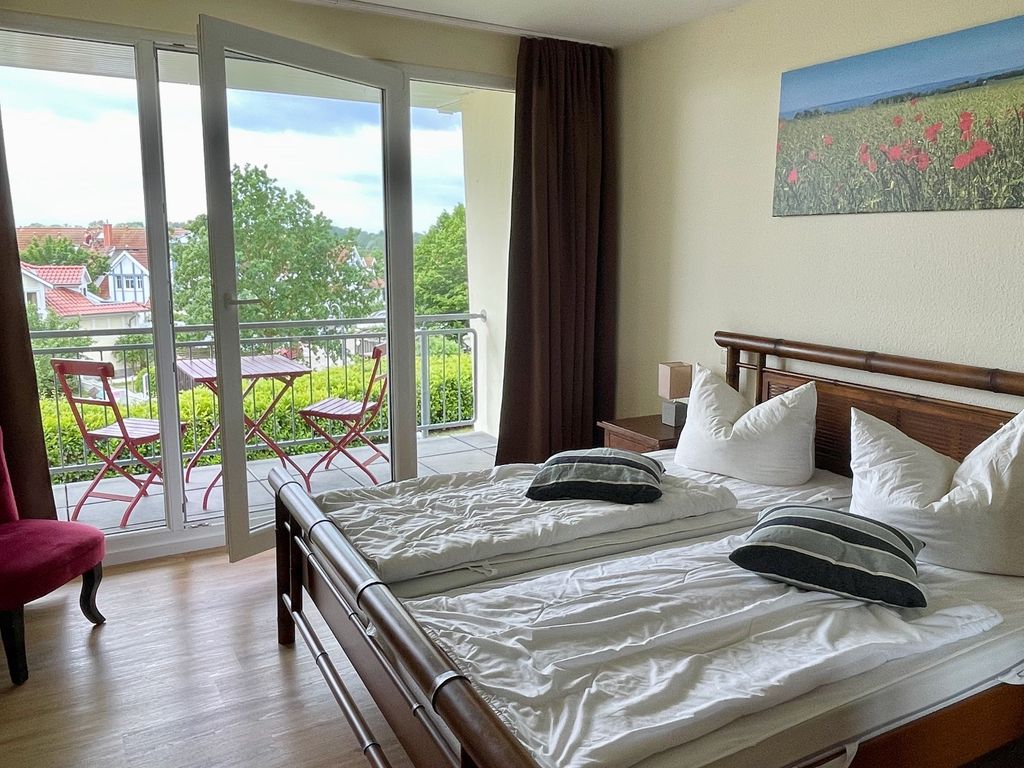 Schlafzimmer 1 mit Haffblick