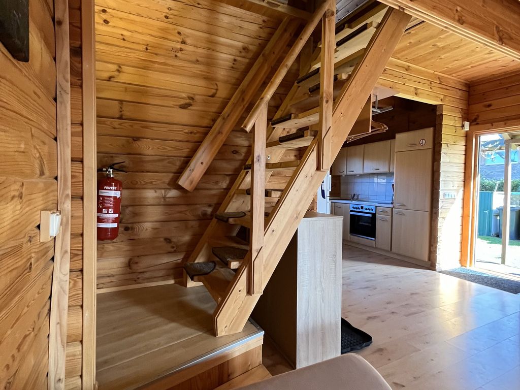 Treppe ins Obergeschoss