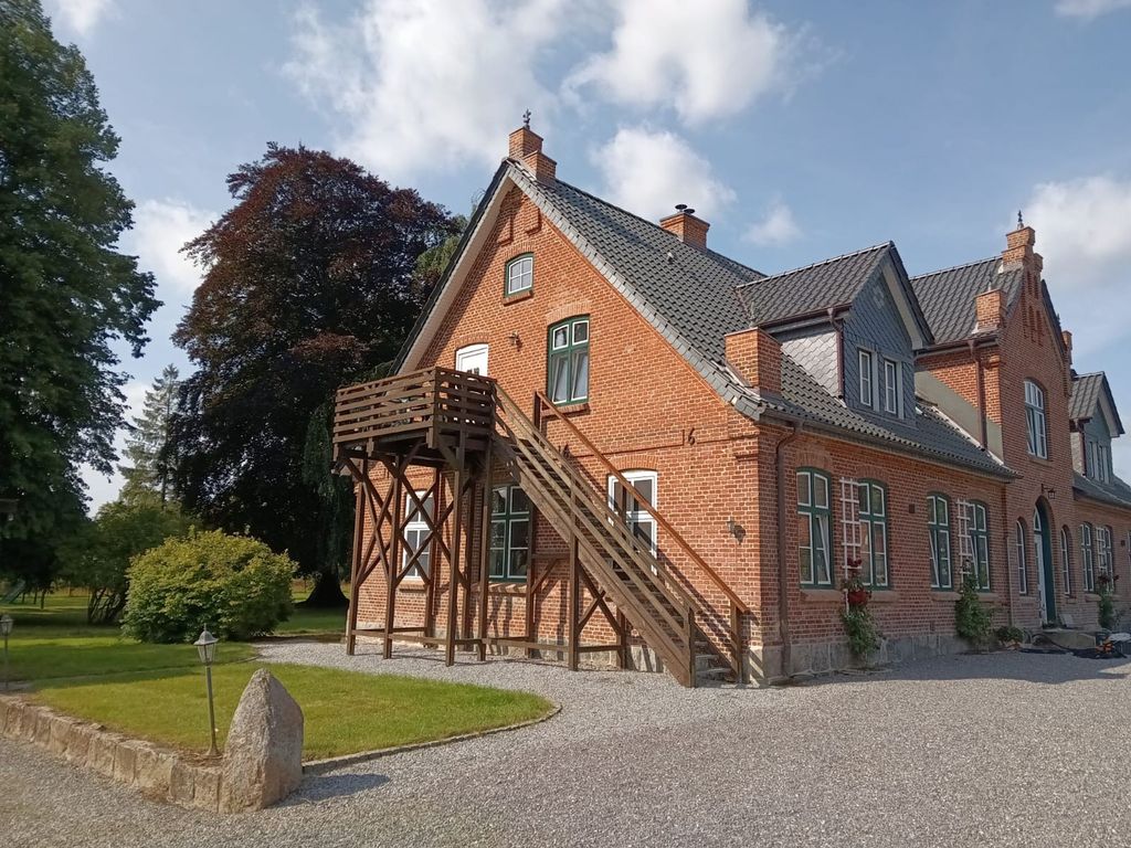 Blick auf den Aufgang zur Ferienwohnung