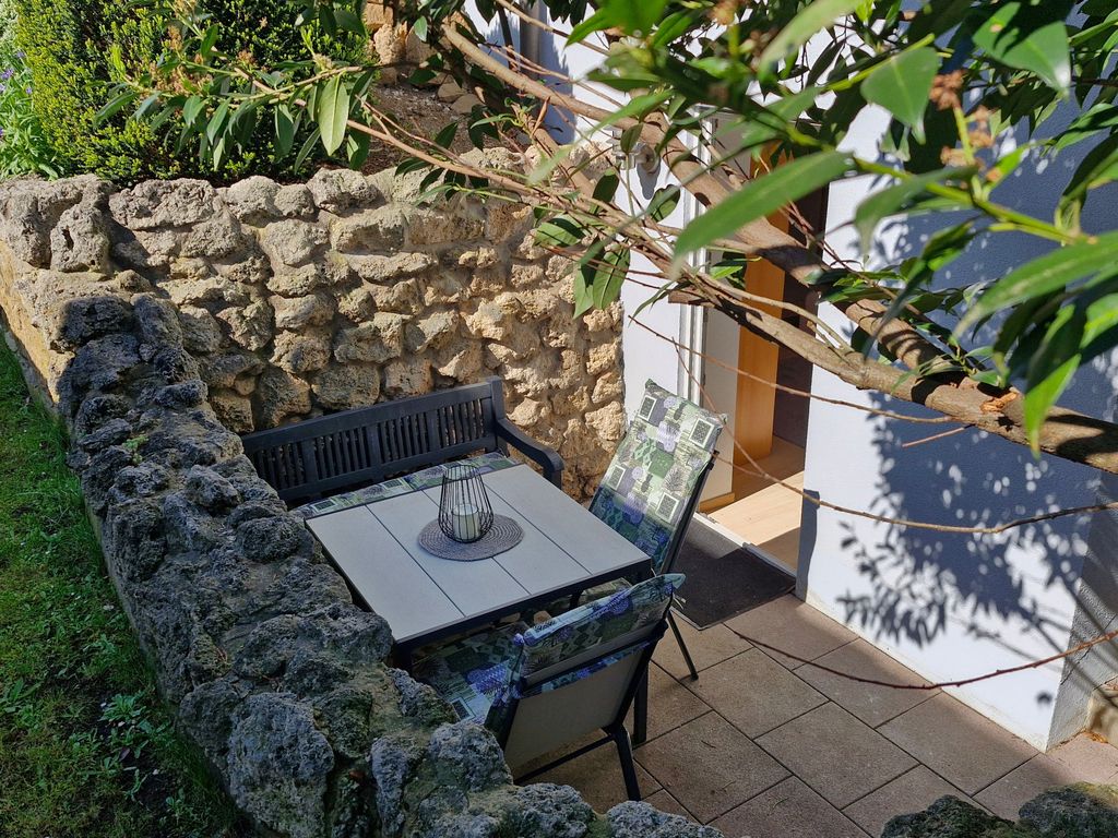 Sitzgelegenheit auf der Terrasse