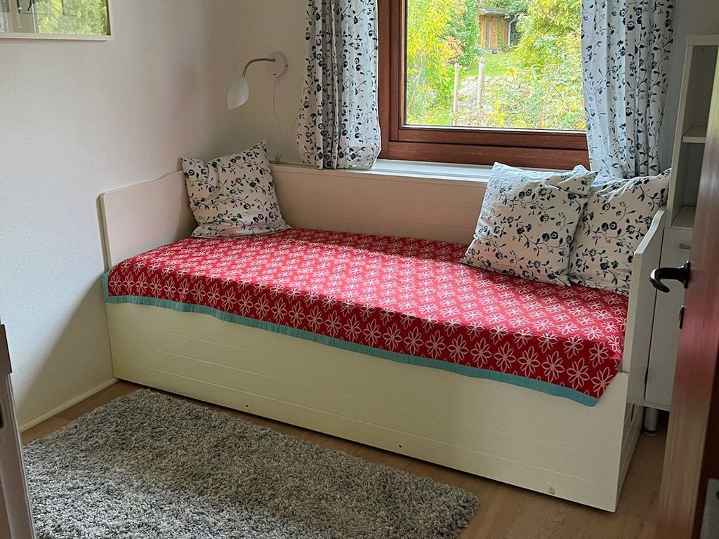 Schlafsofa das zum Doppelbett ausgezogen werden kann