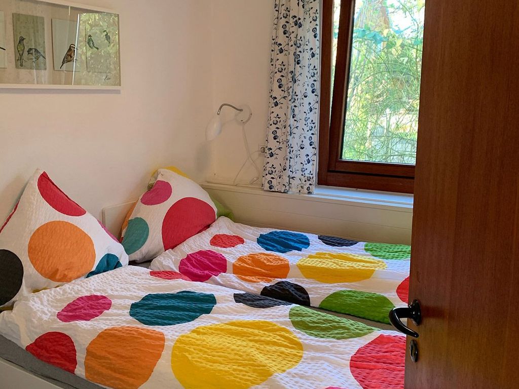 Schlafzimmer 2 mit ausgezogenem Schlafsofa