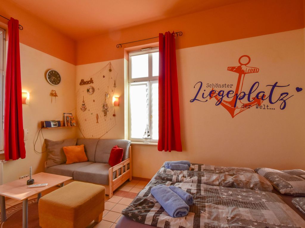 Innenansicht Ferienwohnung Lehrer Lämpel Nr. 1 mit Schlafsofa