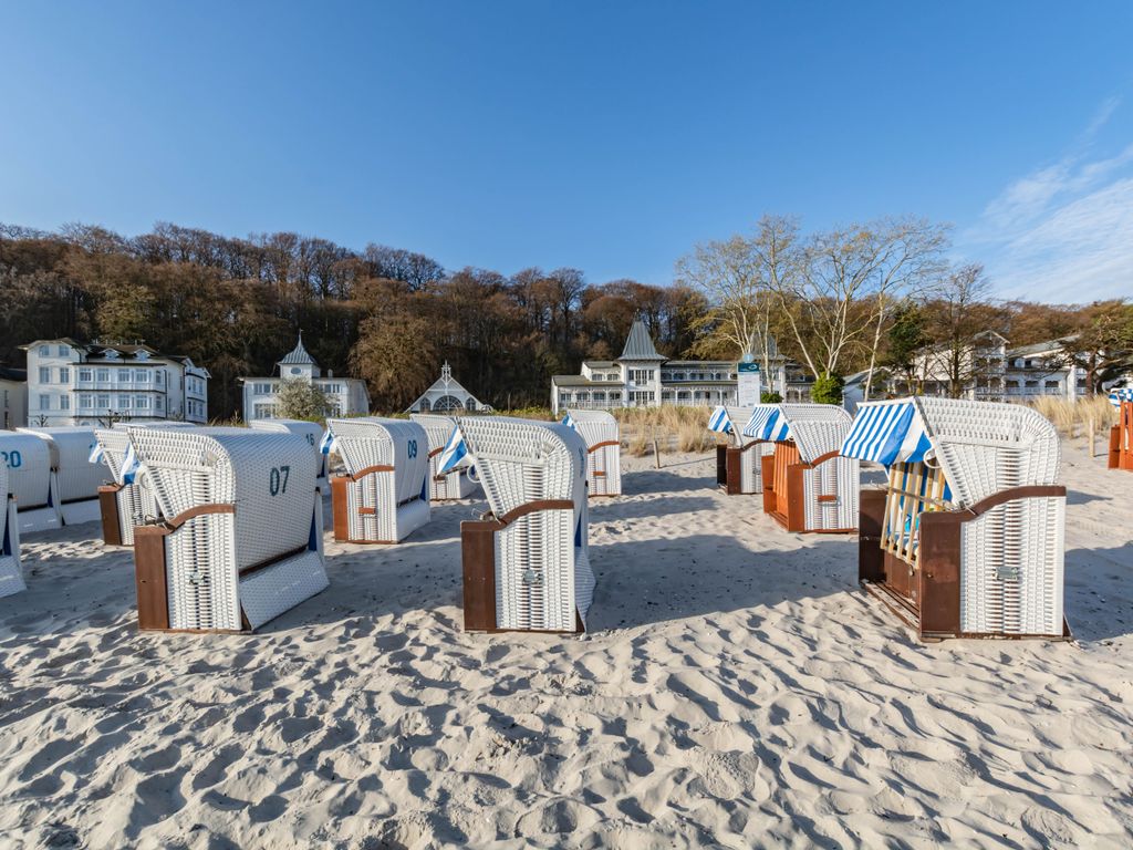 Strandkörbe stehen während der Sommersaison gratis zur Verfügung.