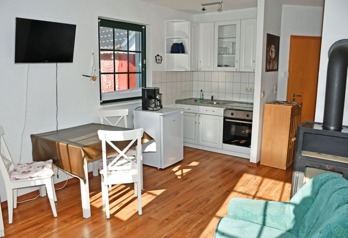 Ferienhaus mit Kamin und Terrasse