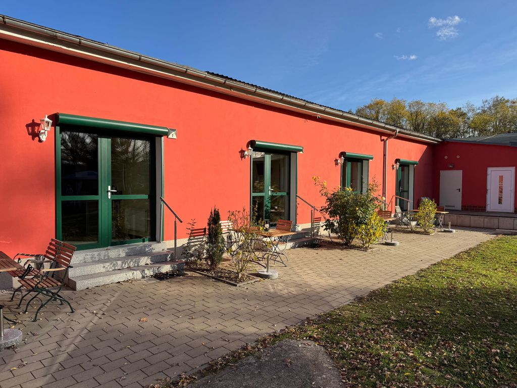 Außenansicht, Eingang über die Terrasse