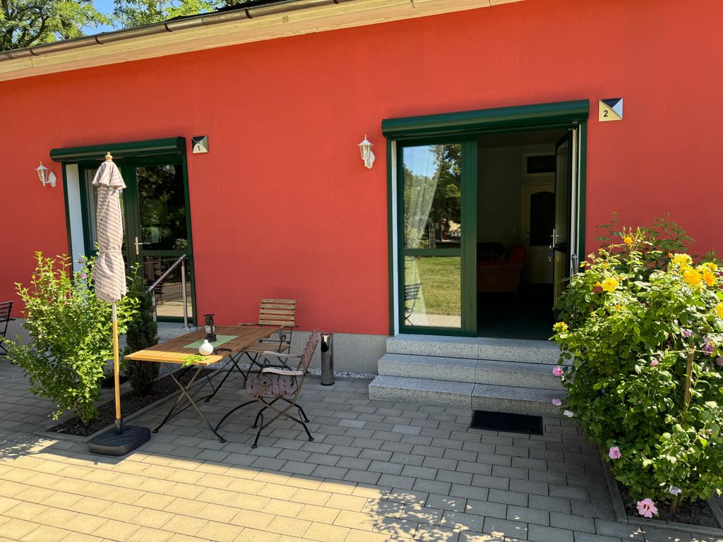 Eingang über die Terrasse