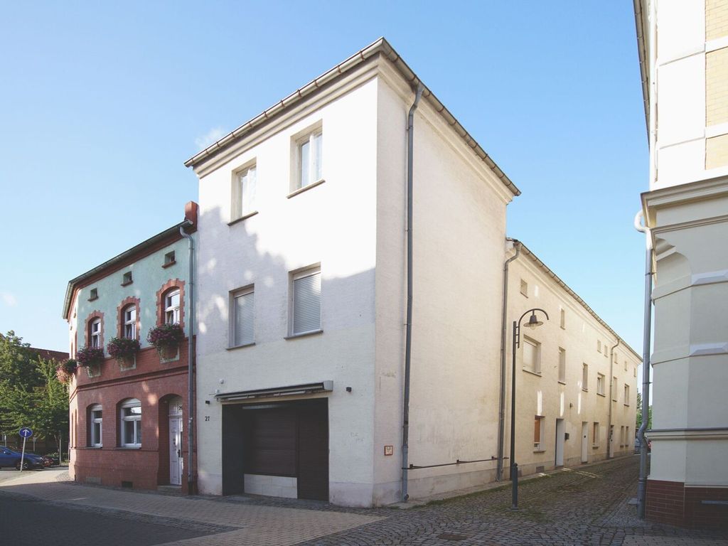 Hostel Fassade in der Fußgängerzone