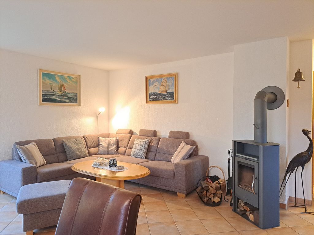 Wohnzimmer mit Kaminofen