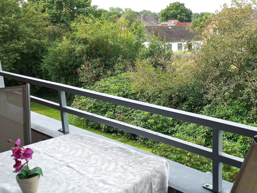 Blick vom Balkon