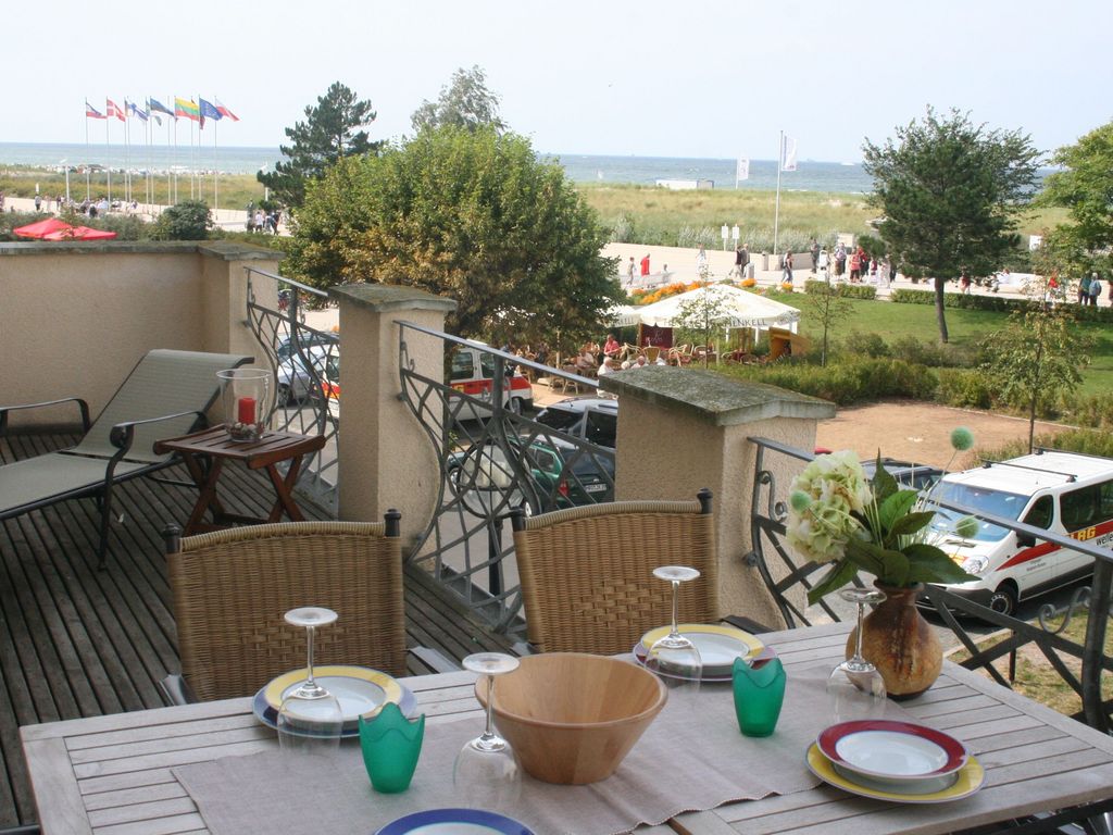 Balkon mit Meerblick