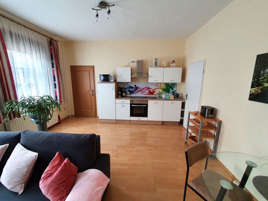 Küchenzeile im Wohnzimmer
