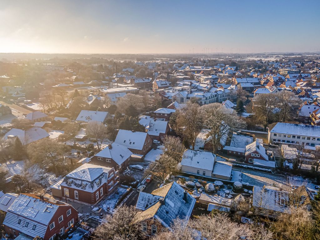 Ferienwohnung Küstenhaus in Esens - Winteraufnahme