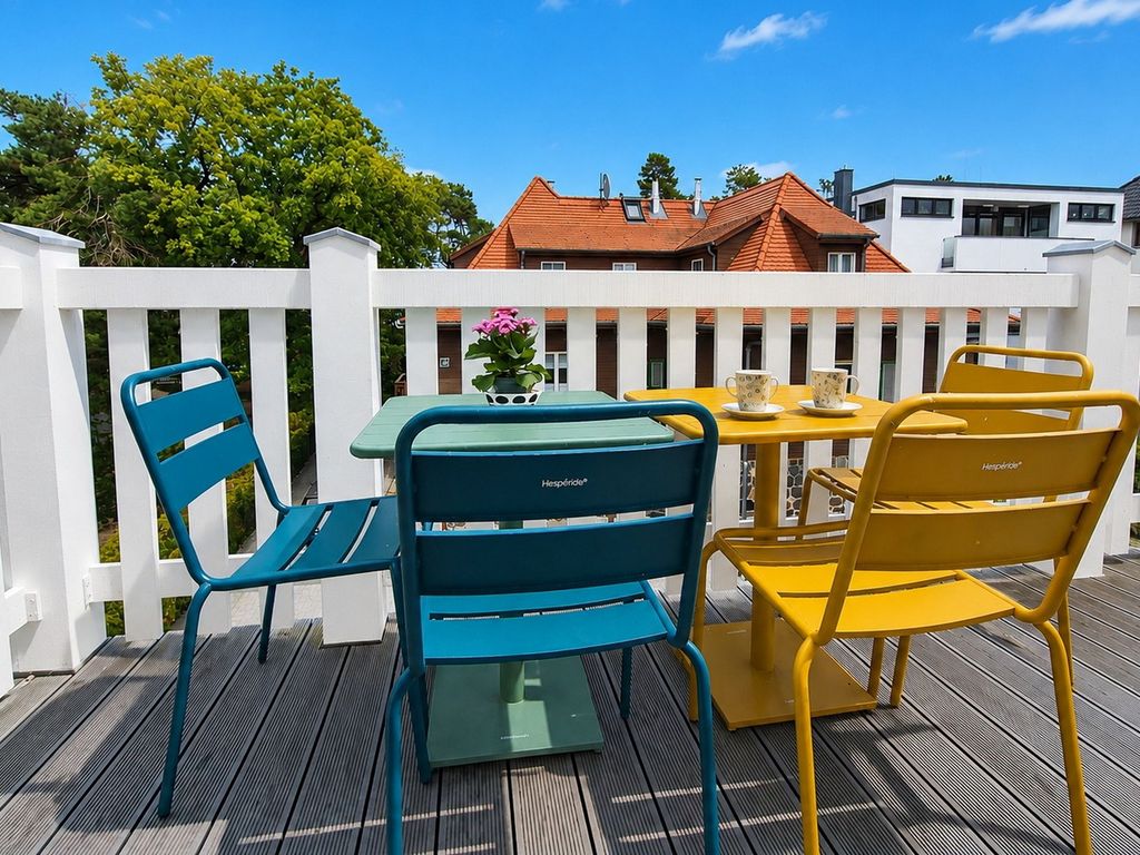 Balkon âEuro perfekt, um die frische Ostseebrise zu genieÃen