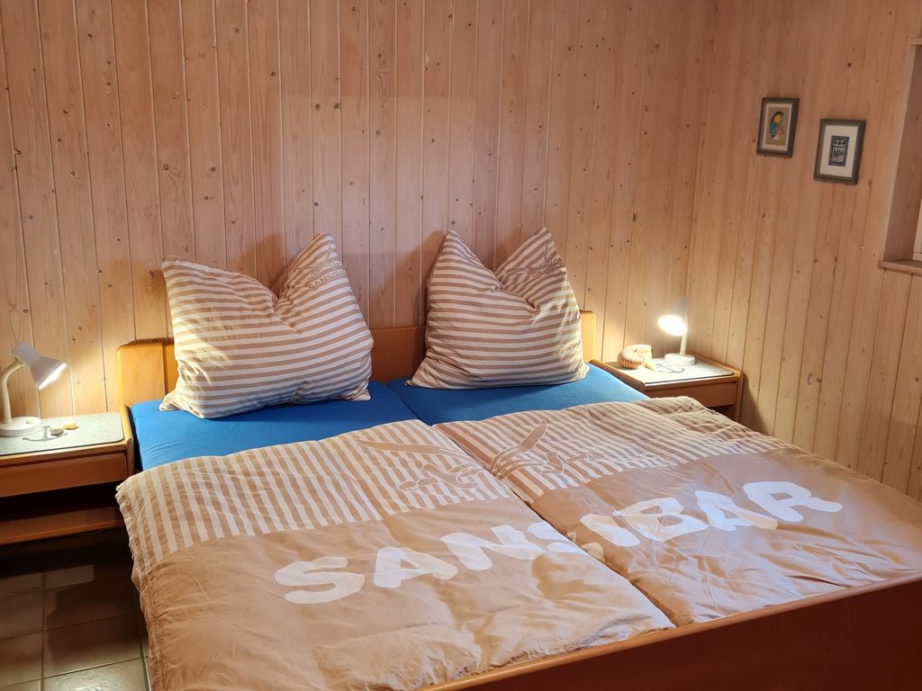 Das Schlafzimmer im Erdgeschoss