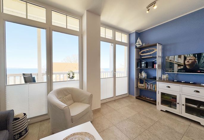 CSP: Villa Bergfrieden Whg. 06 mit Balkon & Meerblick