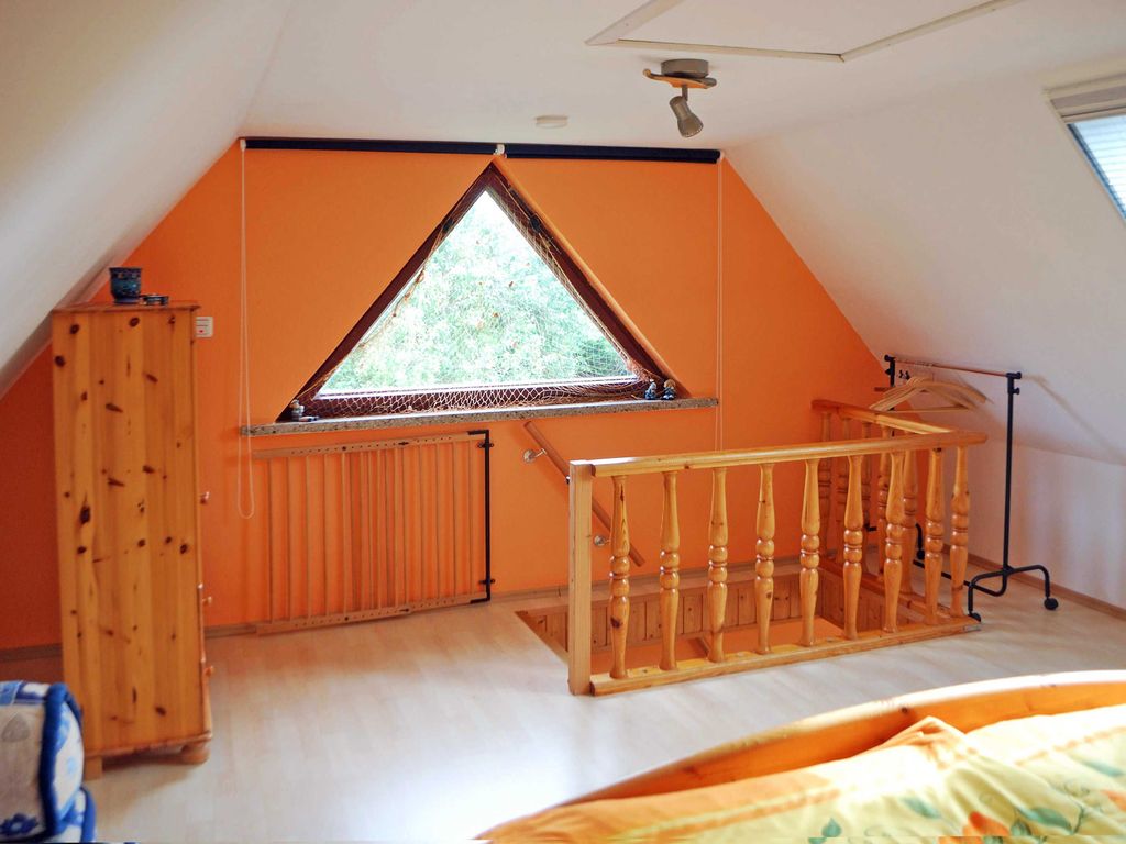 Schlafzimmer mit Doppelbett