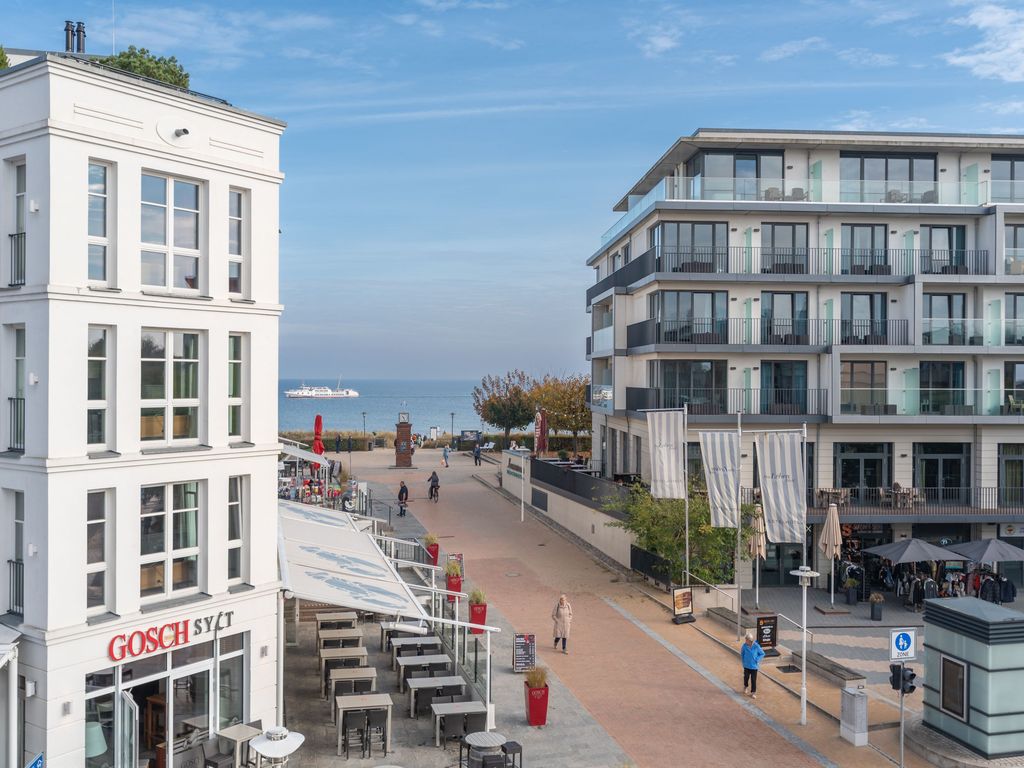 Meerblick aus dem Erker der Wohnung