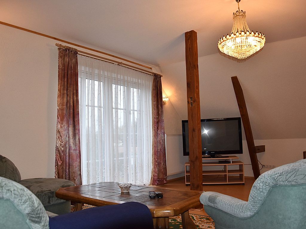 Wohnbereich mit Flat-TV
