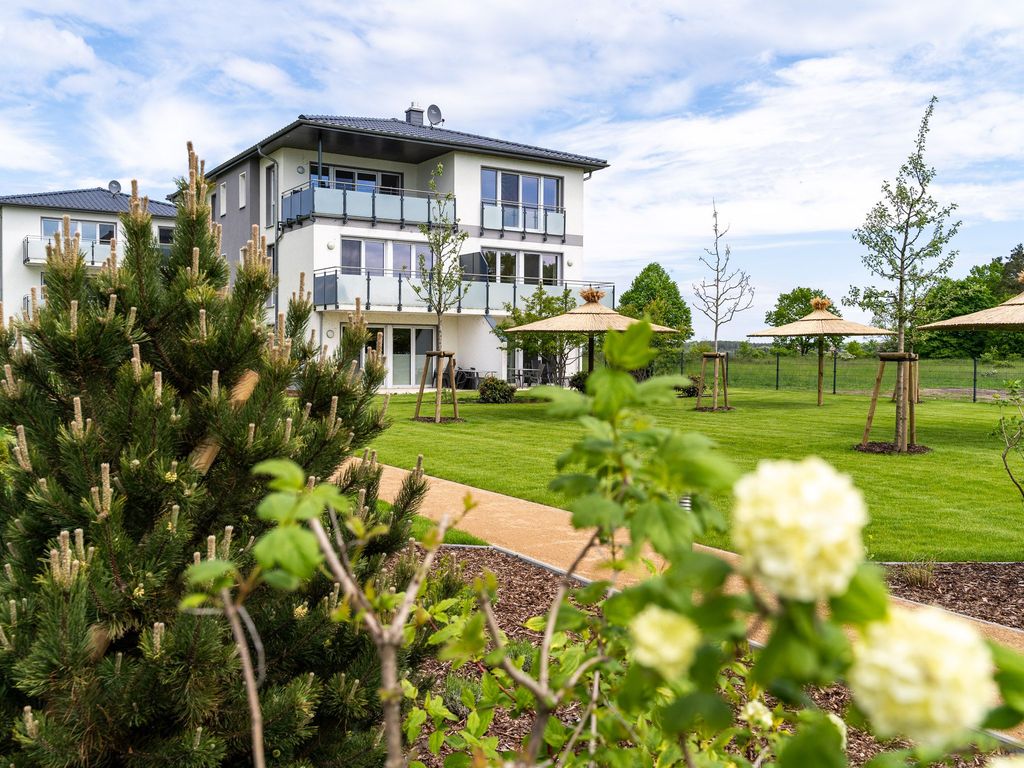 Blick zur Ferienwohnung