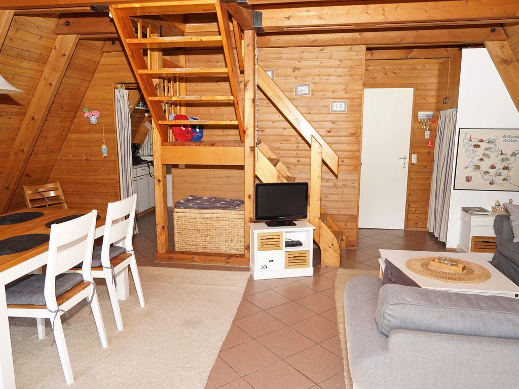 Treppe zur oberen Etage
