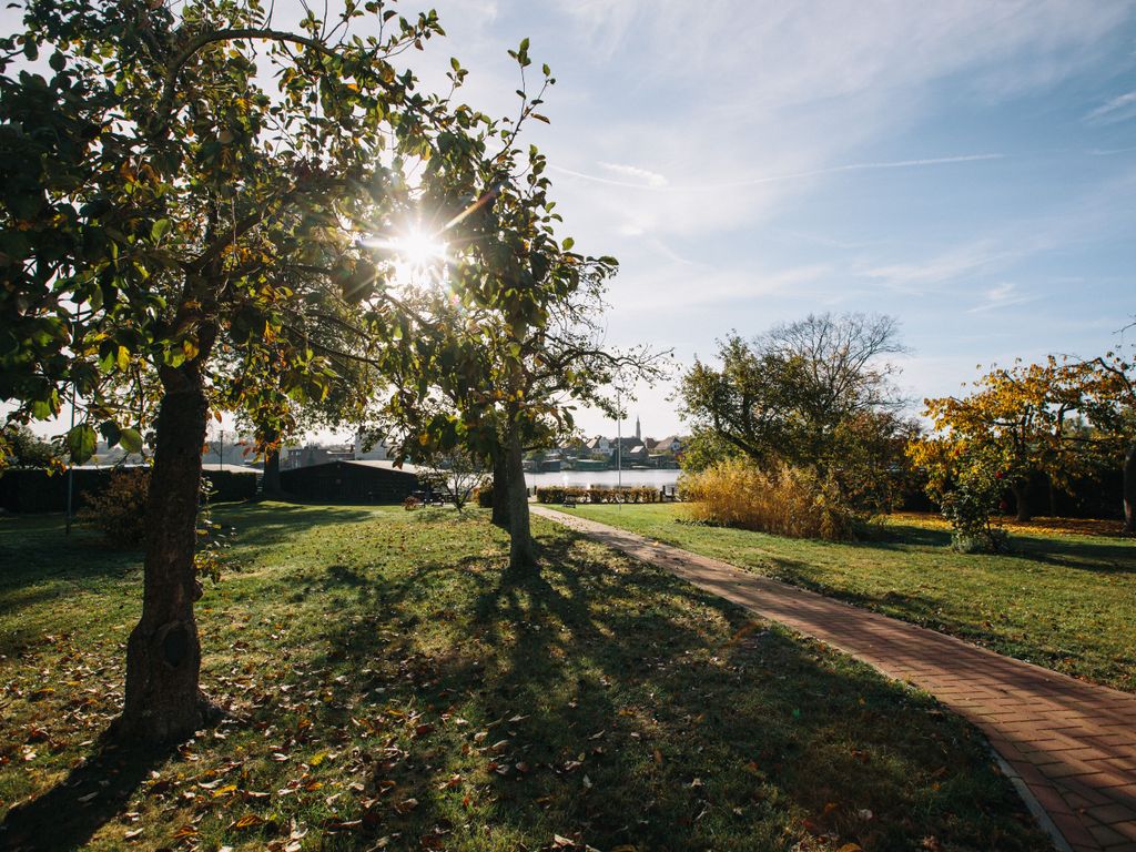 Ausblick Garten aus See