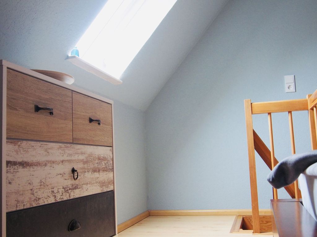 Treppe vom oberen Schlafzimmer