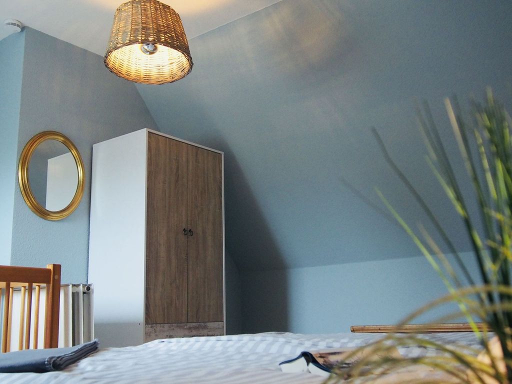 Blick in den Raum des oberen Schlafzimmer