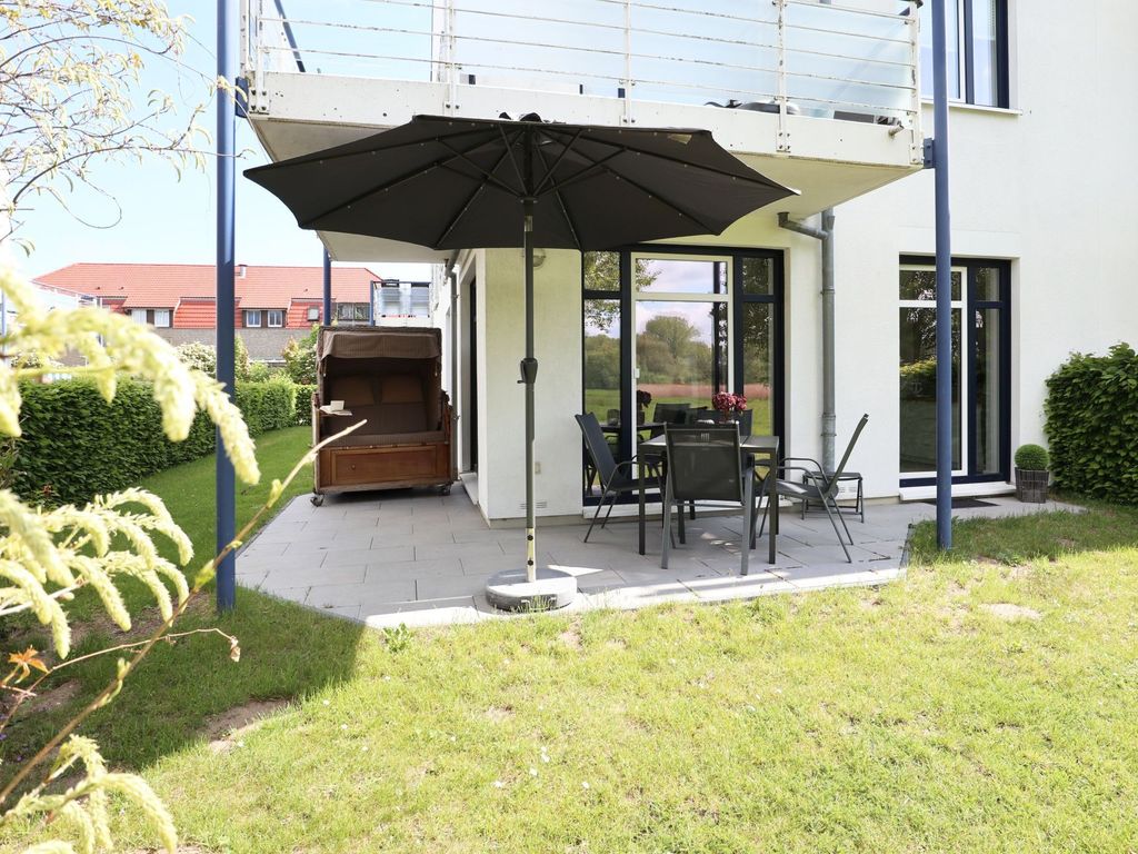 Haffblick Whg. Ha38 - Blick auf die schöne Terrasse