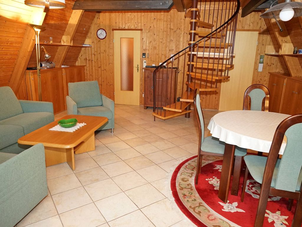 Treppe zur oberen Etage