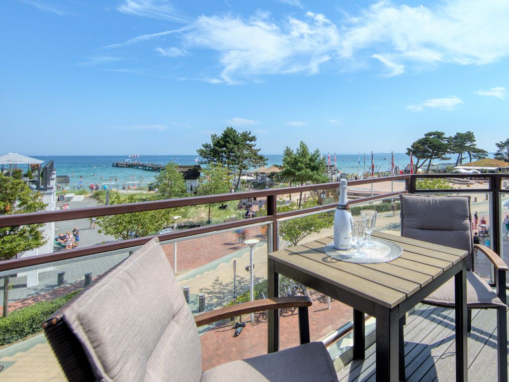 Blick vom Strandhaus Meetz auf die Ostsee