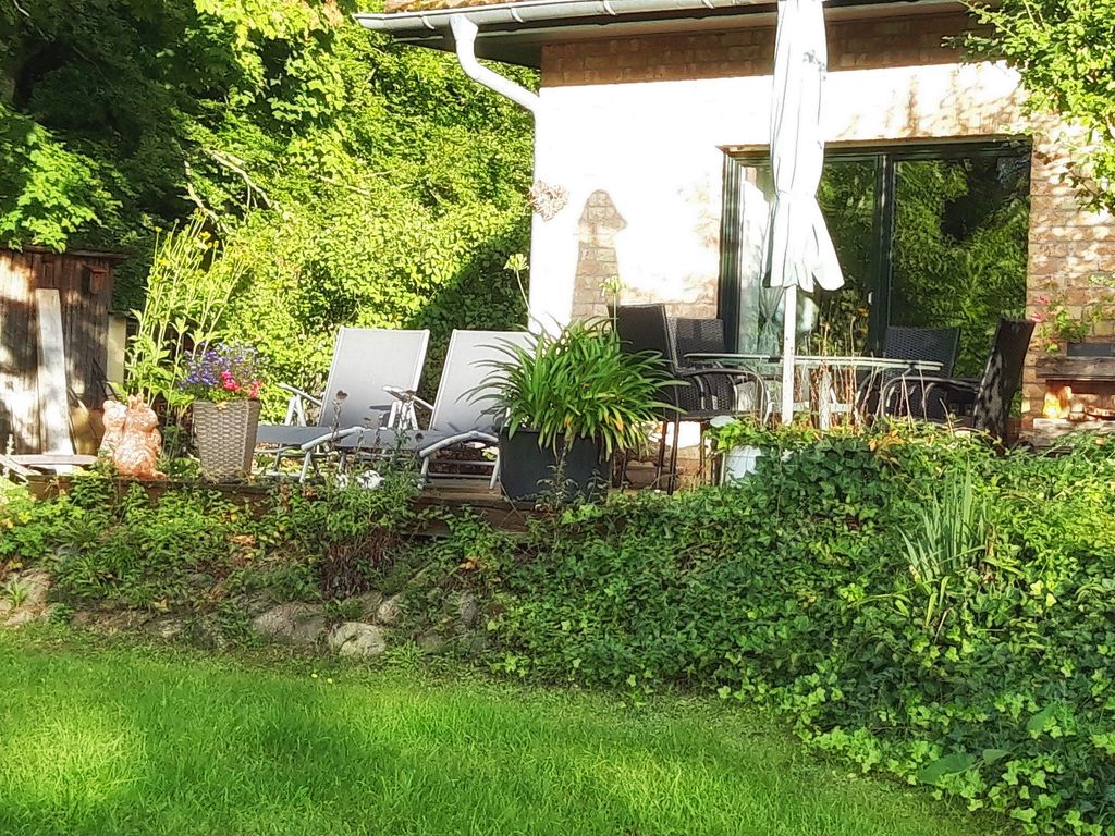 Terrasse vor der Ferienwohnung