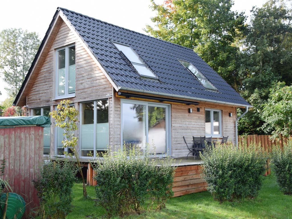 Gartenansicht - Ferienhaus Reiherweg