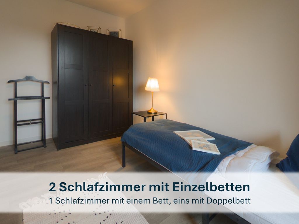 Helle, große Wohnung. Komplett neu! 4 Schlafzimmer.