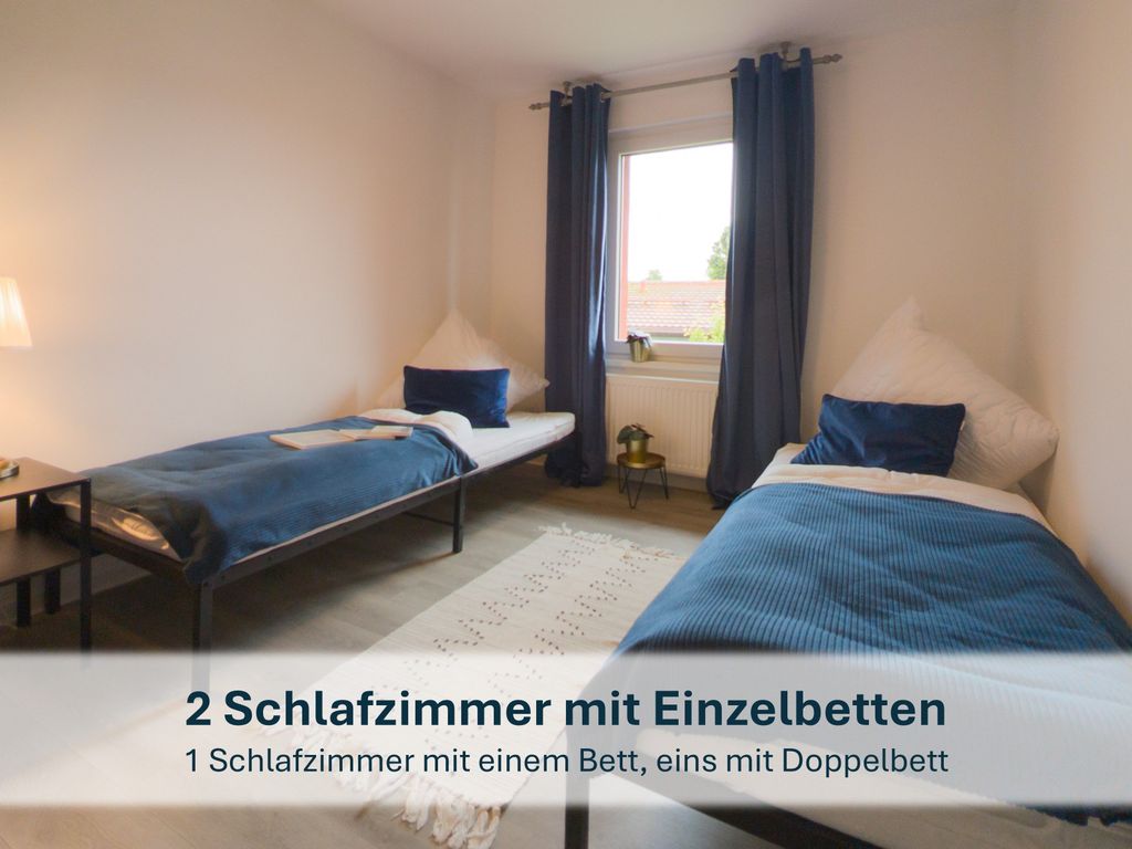 Helle, große Wohnung. Komplett neu! 4 Schlafzimmer.