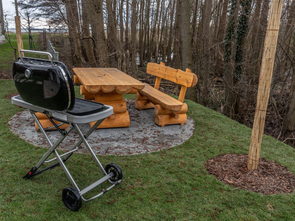 Grillecke im Garten