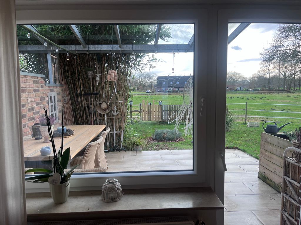 Blick auf die Terrasse